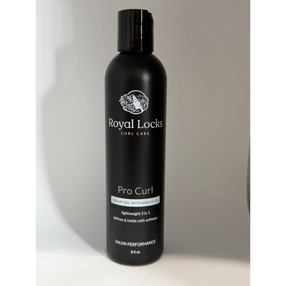 NEW Royal Locks Pro Curl Cream Gel Argan Oil 8 oz Curly Hair